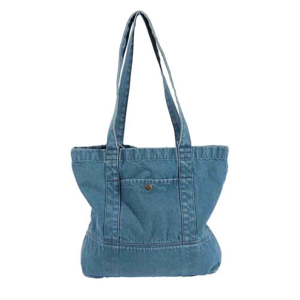 NWT Carhartt 8L Blue Denim Tote Bag - Picture 2 of 6